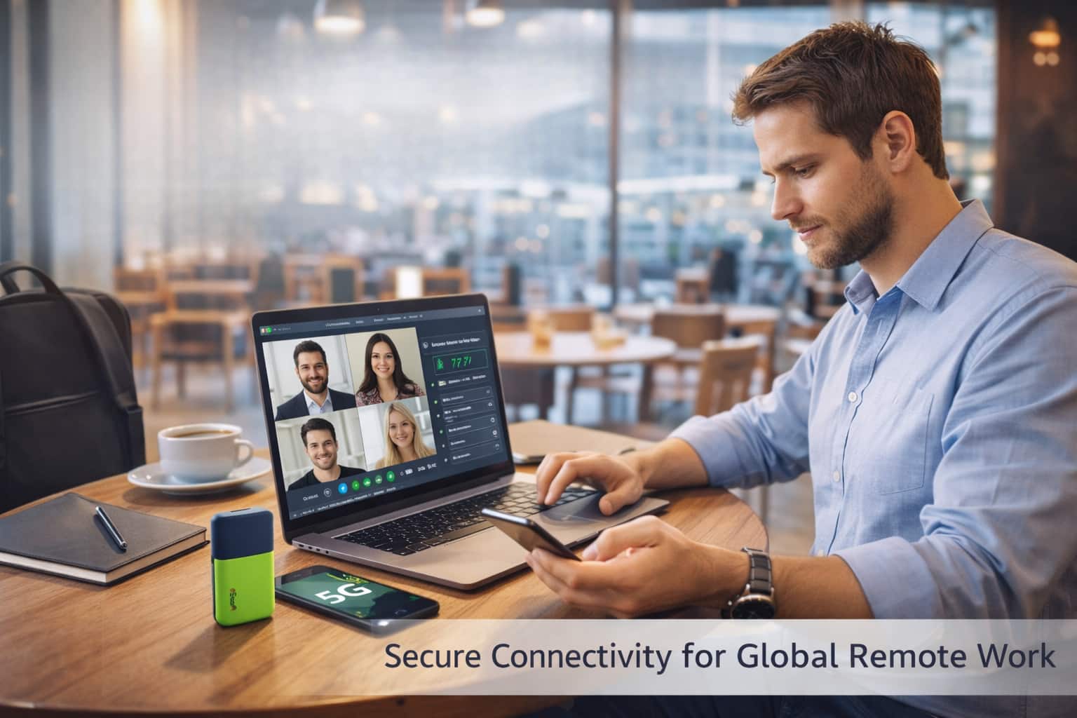 Portable eSunFi 5G hotspot